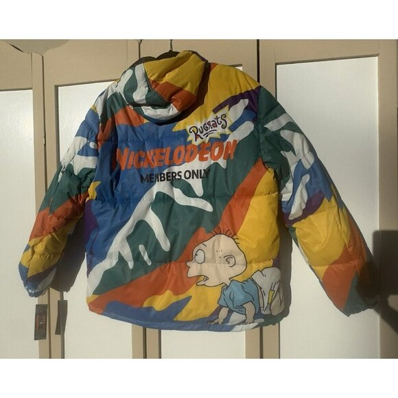 NEW Members Only X Nickelodeon Rugrats Puffer Winter Jacket Size Men's Large - Picture 5 of 16